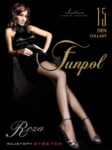 Rajstopy stretch ROZA 15 DEN